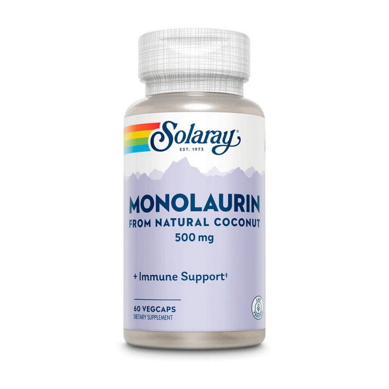 Монолаурин з кокоса Solaray Monolaurin 500 mg 60 капс.
