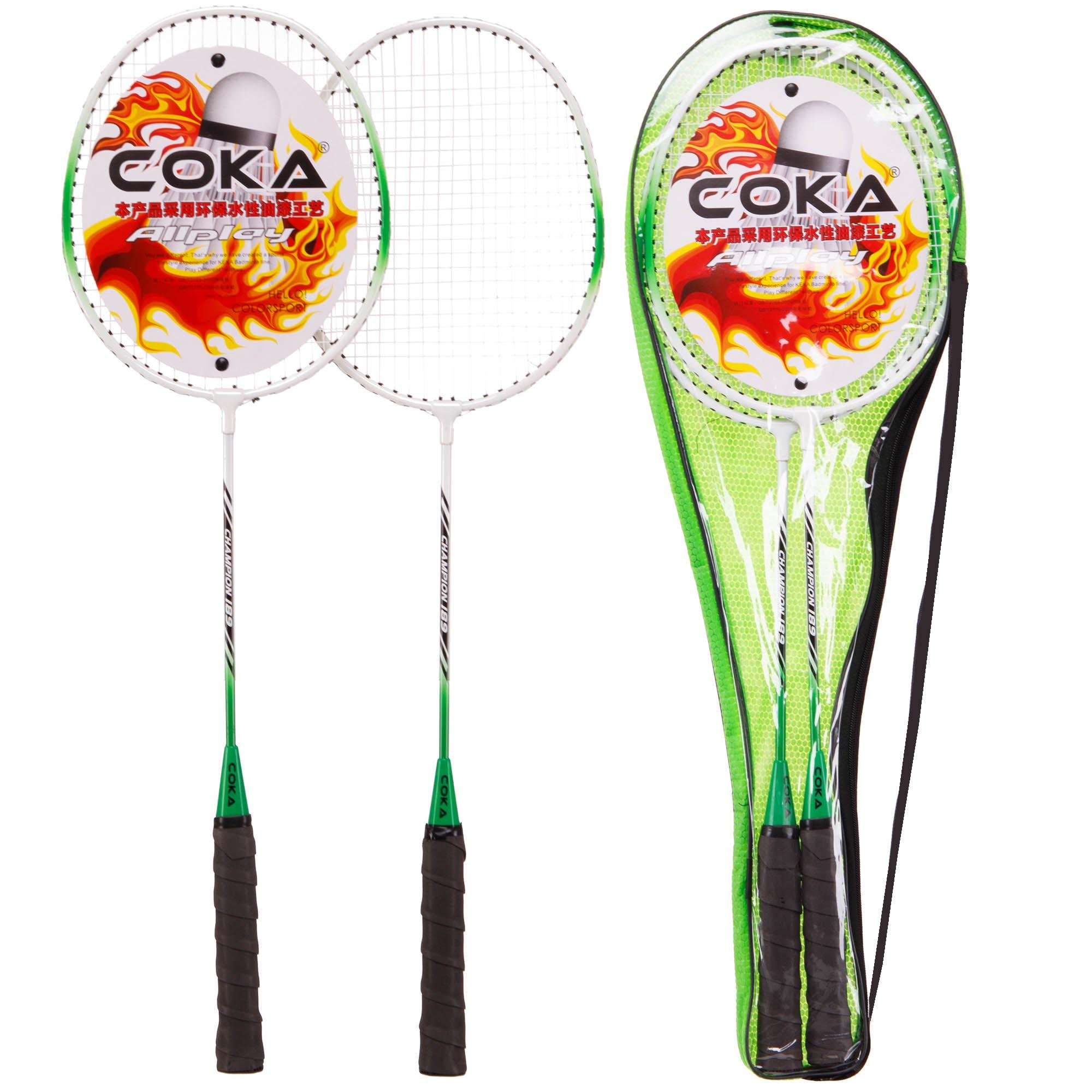 Набор для бадминтона COKA BD-189 Белый/Зеленый
