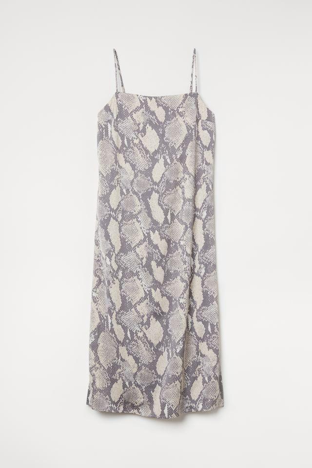 Платье H&M 963150 Змея L Серый