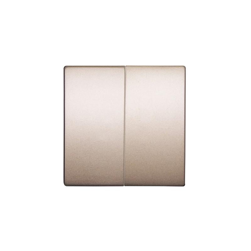 Клавиша выключателя двойная E.NEXT e.lux.11021L.pn.nickel 61x61x8 мм Никель (ins0040019)