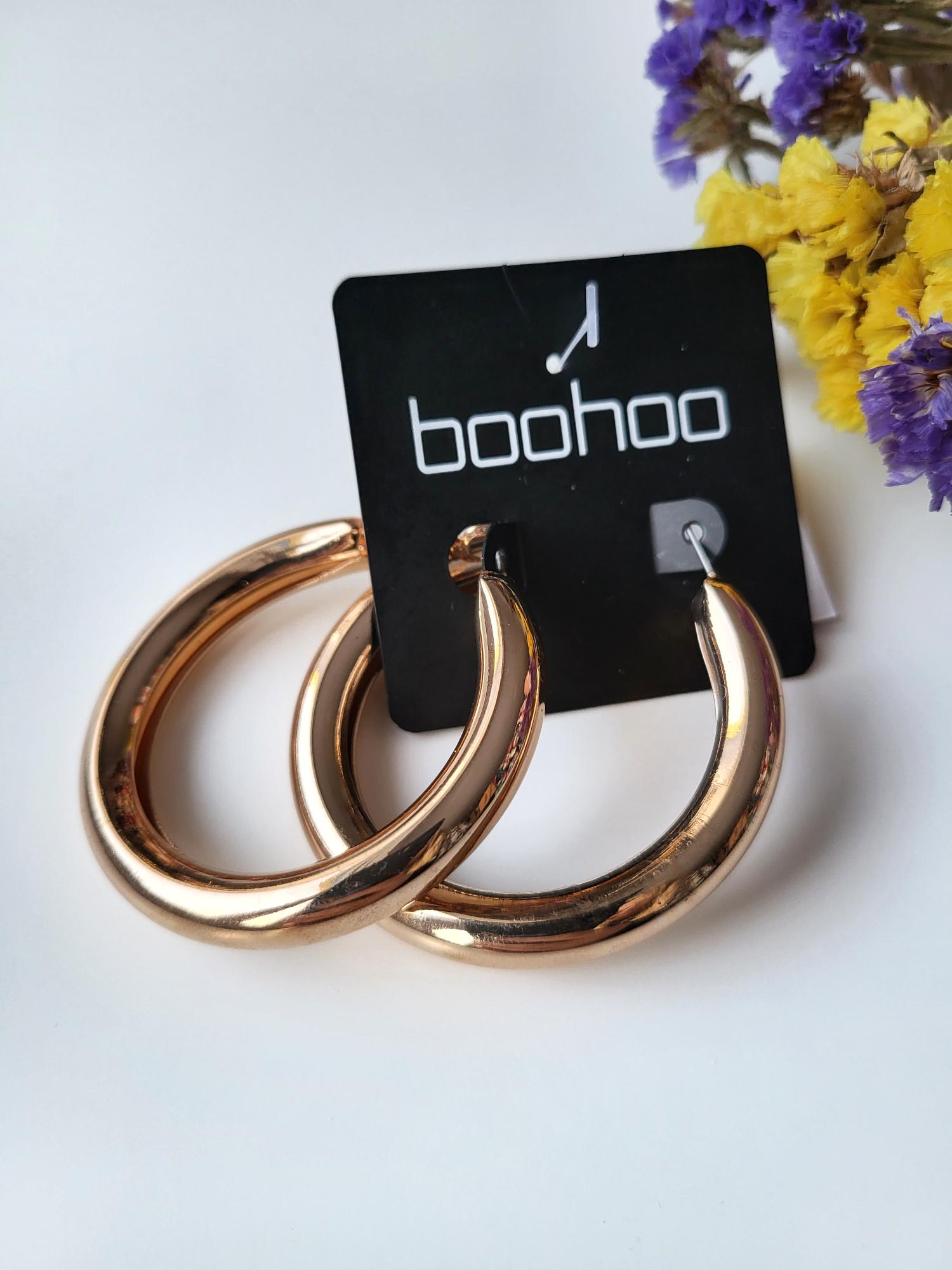 Сережки-кільця Boohoo Золотистий (10816)