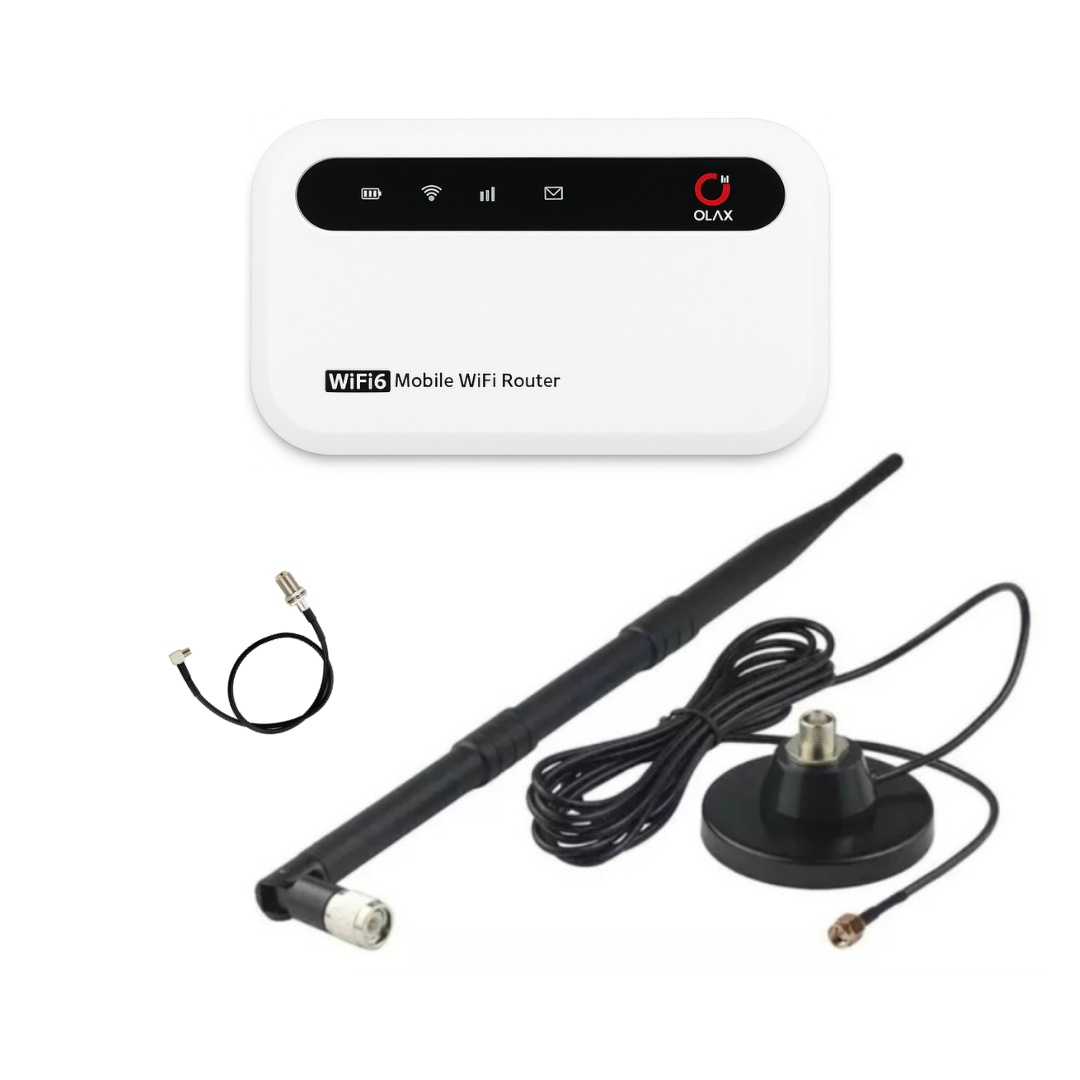 Комплект для авто 4G/Wi-Fi роутер Olax 985 антенна LTE 10 дБ (26881340)