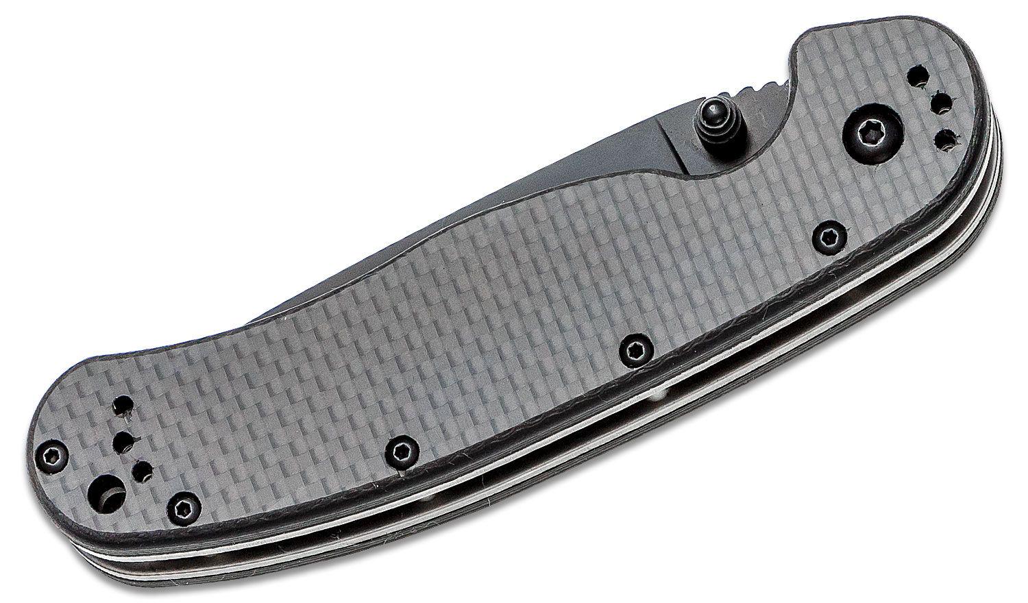 Ніж мисливський Ontario Rat 1 AUS-8 Carbon Fiber Black (8887CF) - фото 2 Ніж мисливський Ontario Rat 1 AUS-8 Carbon Fiber Black (8887CF) - фото 2