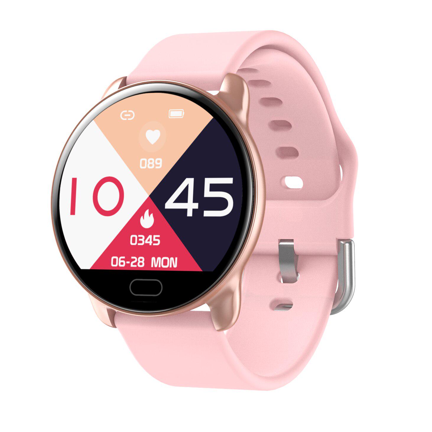 Смарт-годинник Lemfo K9 з вимірюванням серцевого ритму і тиску Рожевий Смарт-годинник Lemfo K9 з вимірюванням серцевого ритму і тиску Рожевий