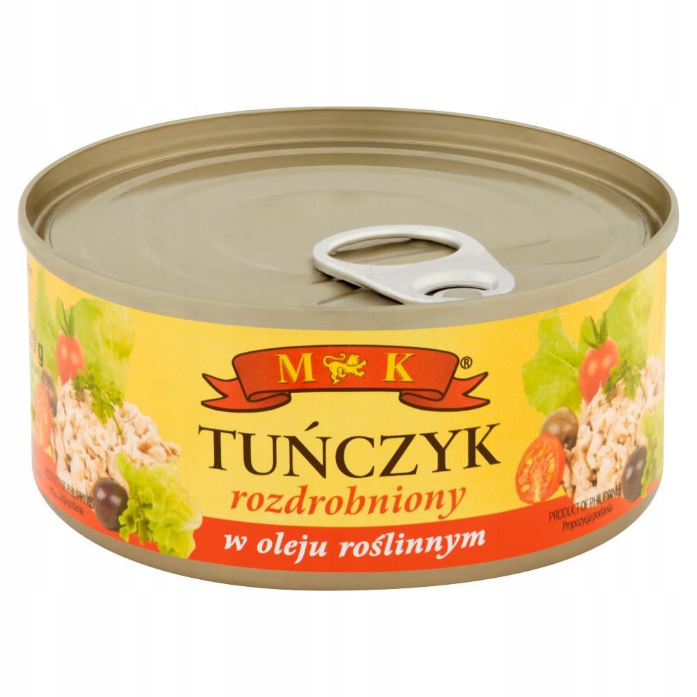 Тунец M&K Tunczyk w stzepach w Oleju roslinnym салатный измельченный в масле 170 г