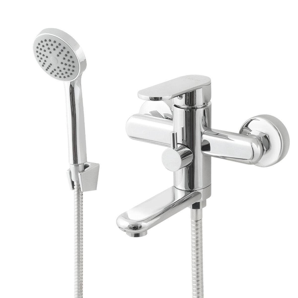 Змішувач для ванни Venta VZ335KC з лійкою для душу Хром (SW-95869)