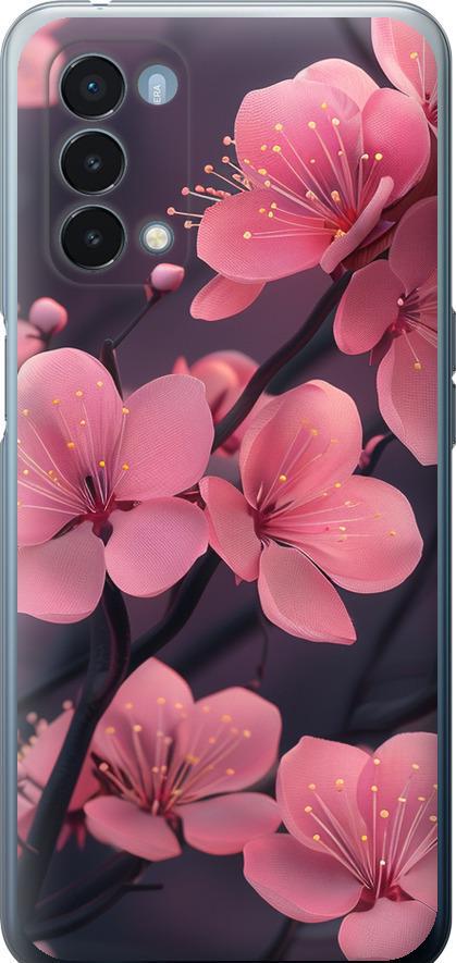 Чехол на OnePlus Nord N200 5G Пурпурная сакура (6075u-2956-42517)
