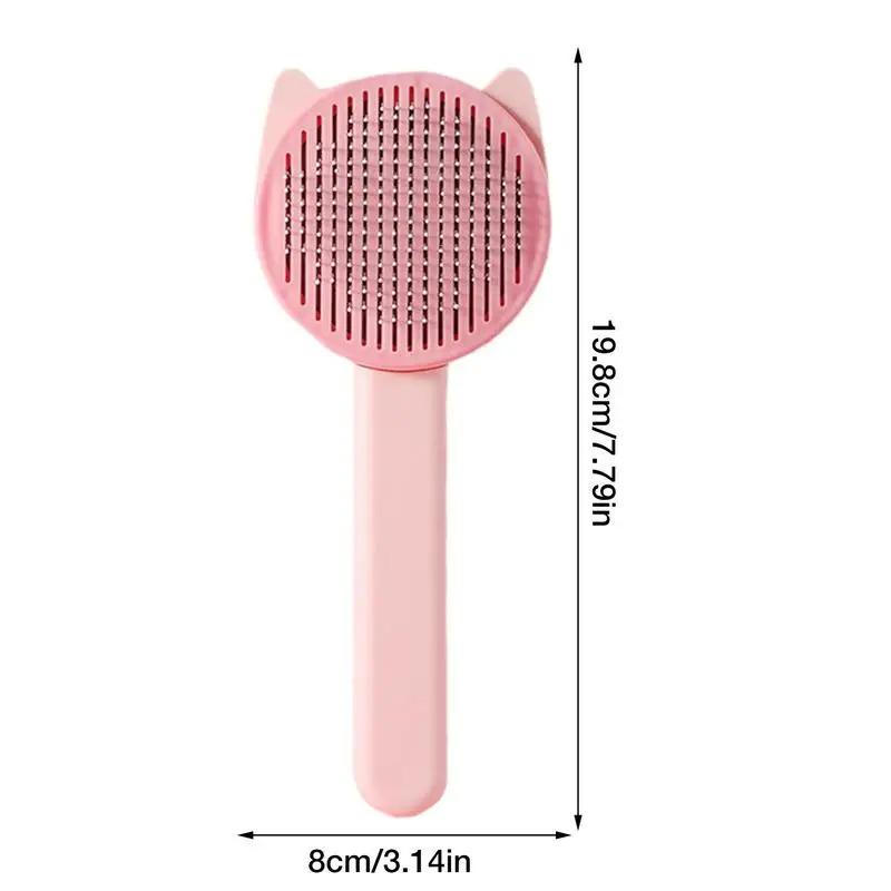 Щетка для кошек и собак для удаления шерсти Розовый (14236317) - фото 4 Щетка для кошек и собак для удаления шерсти Розовый (14236317) - фото 4