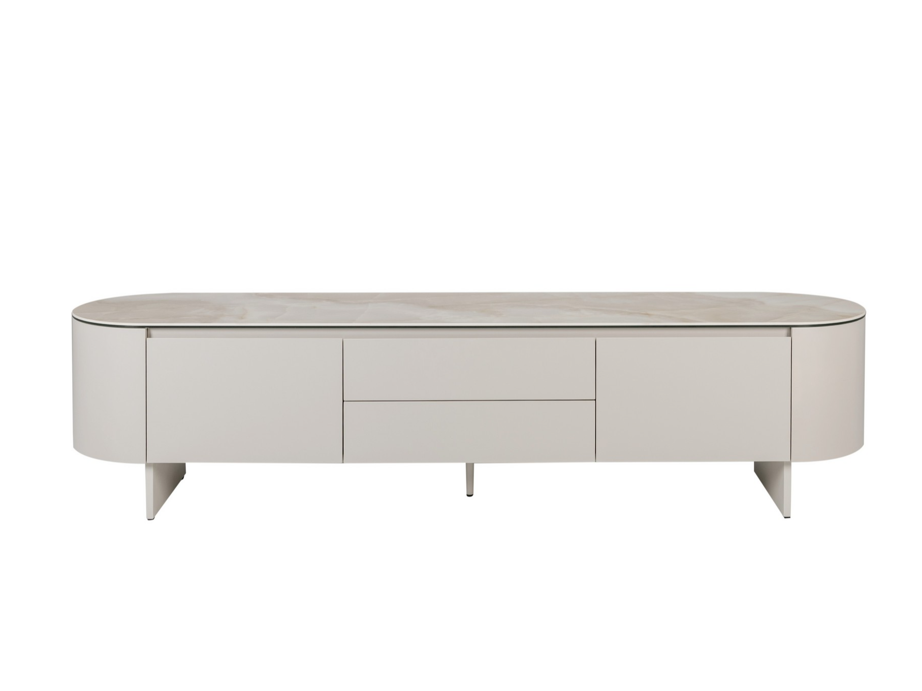 Тумба-ТВ Лунарио 2000х450х470 мм Айвори оникс/Айвори (30982295) - фото 4 Тумба-ТВ Лунарио 2000х450х470 мм Айвори оникс/Айвори (30982295) - фото 4