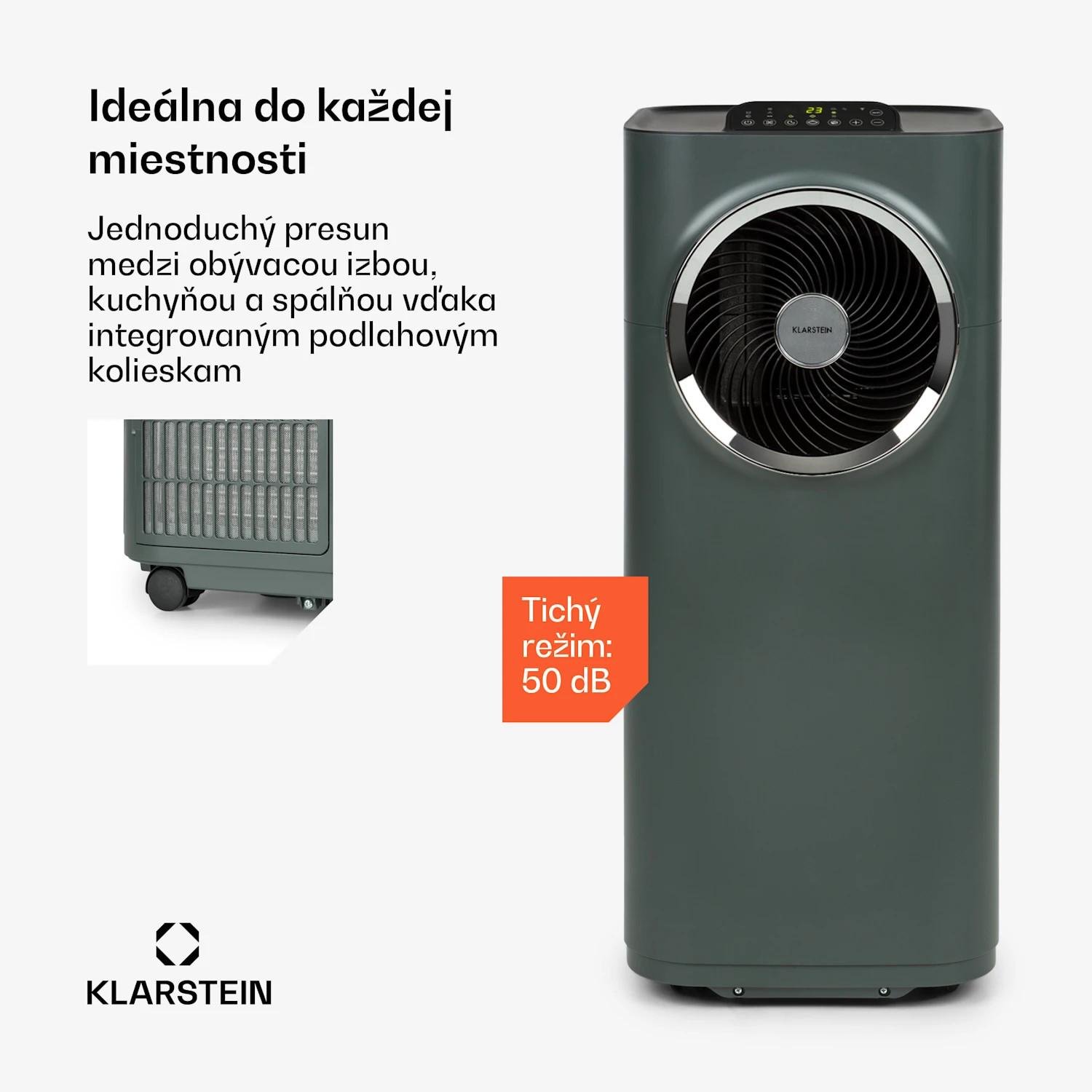 Кондиціонер мобільний Klarstein Kraftwerk Smart 12000 BTU (10034665) - фото 6 Кондиціонер мобільний Klarstein Kraftwerk Smart 12000 BTU (10034665) - фото 6
