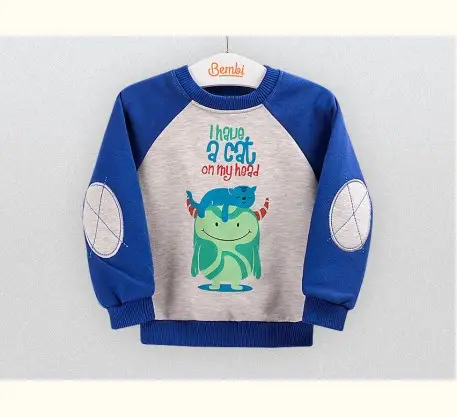 Джемпер с начесом для мальчика Bembi ДЖ 171 86 см Синий