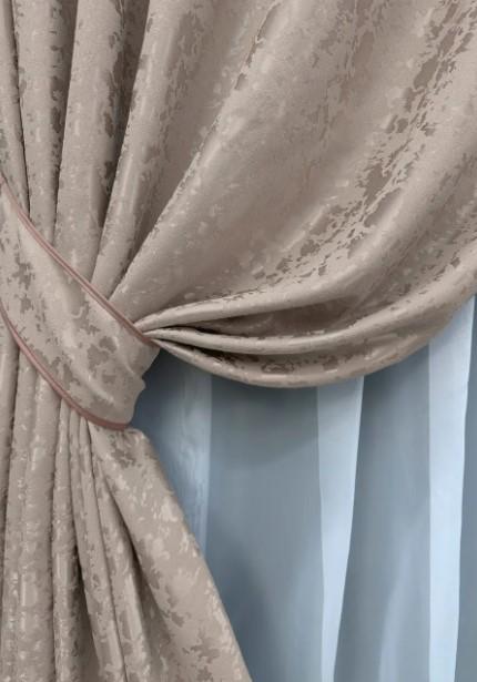 Ткань для штор Pavliani VO лен Светло-пудровый (1715ш) - фото 2 Ткань для штор Pavliani VO лен Светло-пудровый (1715ш) - фото 2