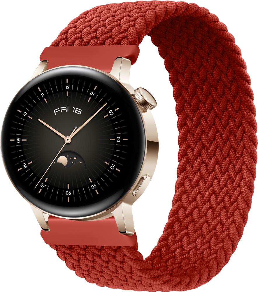 Ремінець Solo Loop для Huawei Watch GT3 42 мм (135 мм) Red (26272-2D)