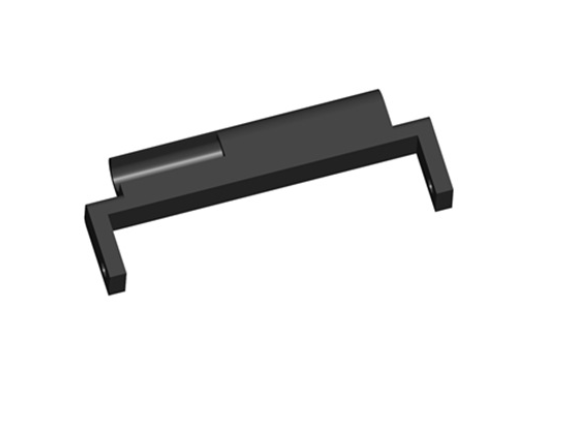 Перехідник DK пластик з 18 мм на 20 мм під ремінець 2 шт. Black (014484)