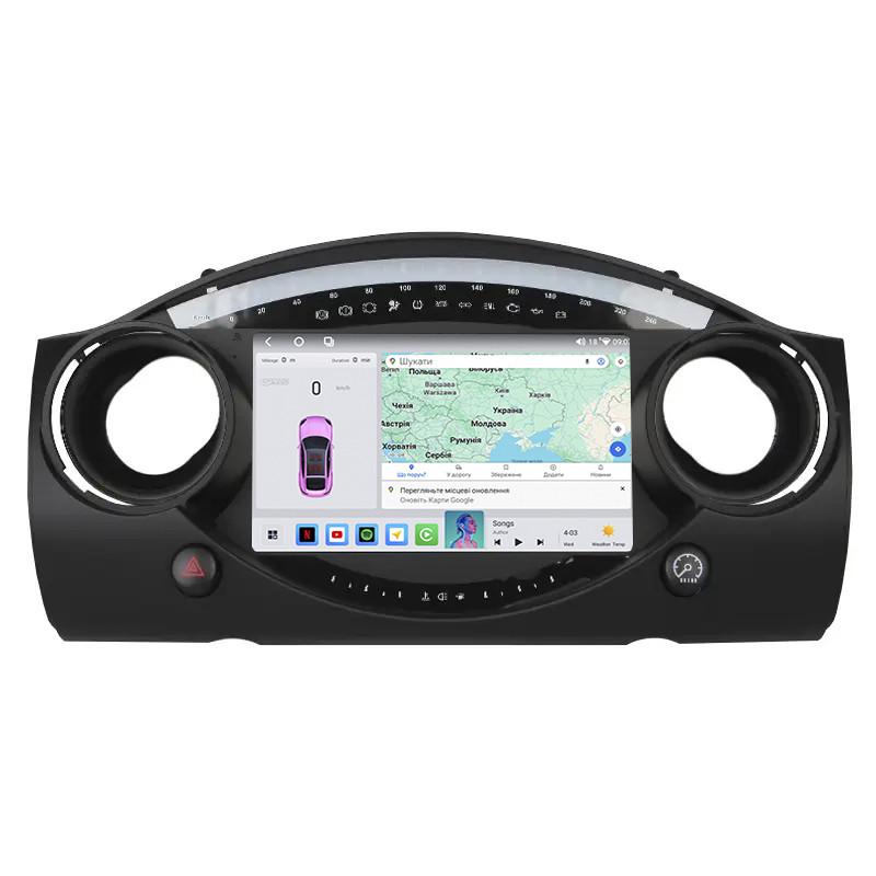 Автомагнитола штатная Lesko 4G/QLED/360°/CarPlay/GPS/Wi-Fi для Mini Hatch I R50 2000-2006 4/64Gb 9" (2353765159)