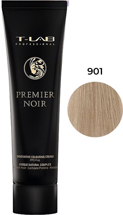 Крем-краска для волос T-LAB Professional PREMIER Noir 901 Супер Блонд Пепельный 100 мл (29583748)