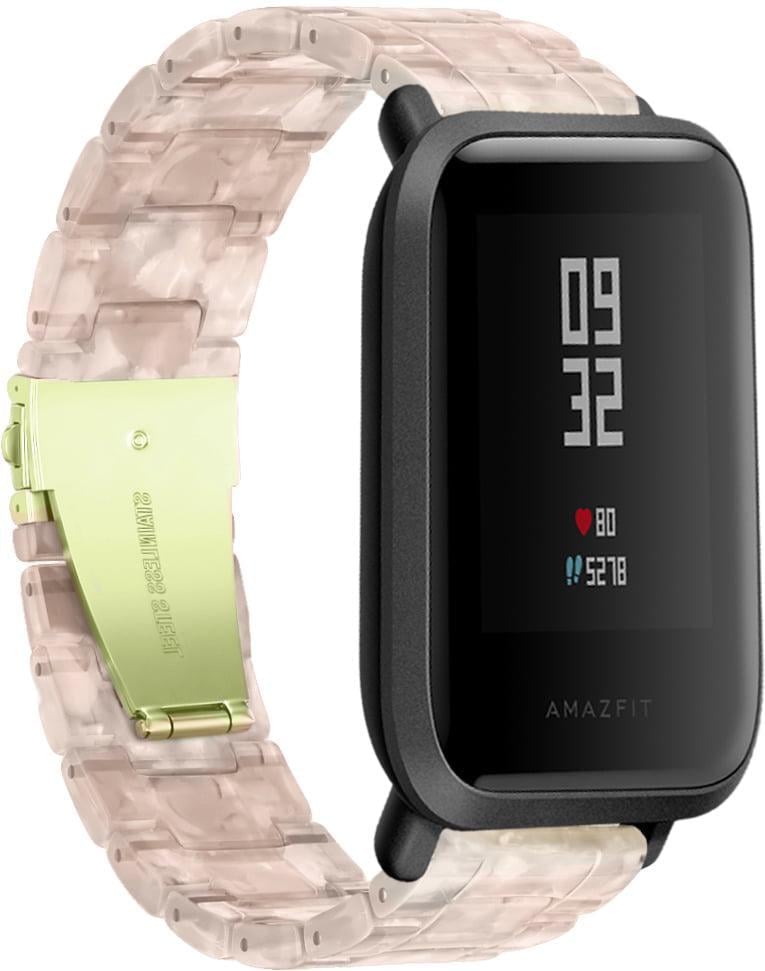 Ремешок из смолы Resin для смарт-часов Amazfit Bip Pink (28808-31)