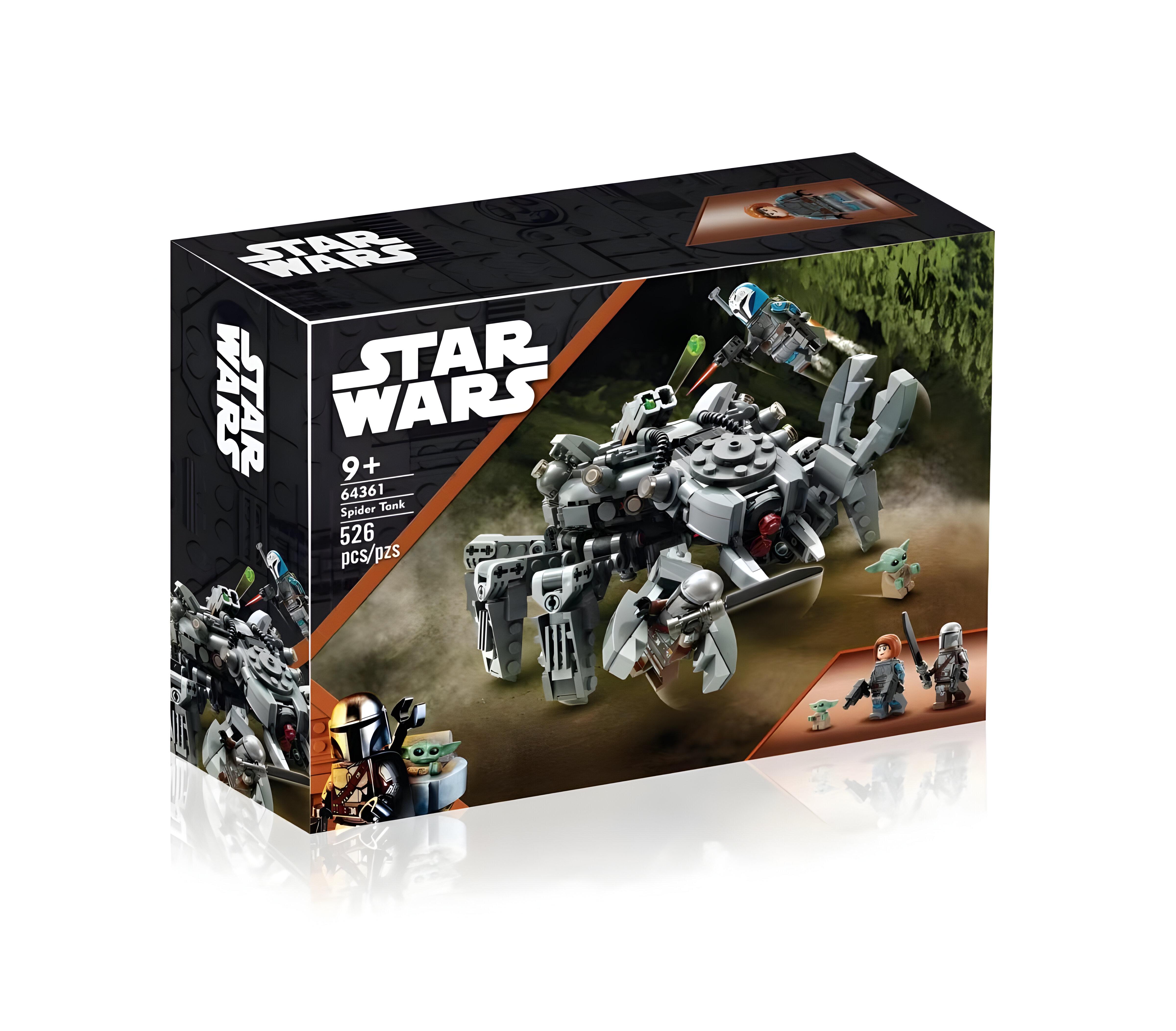 Конструктор Star Wars Танк-паук на 526 дет. (XDJM-64361) - фото 6 Конструктор Star Wars Танк-паук на 526 дет. (XDJM-64361) - фото 6