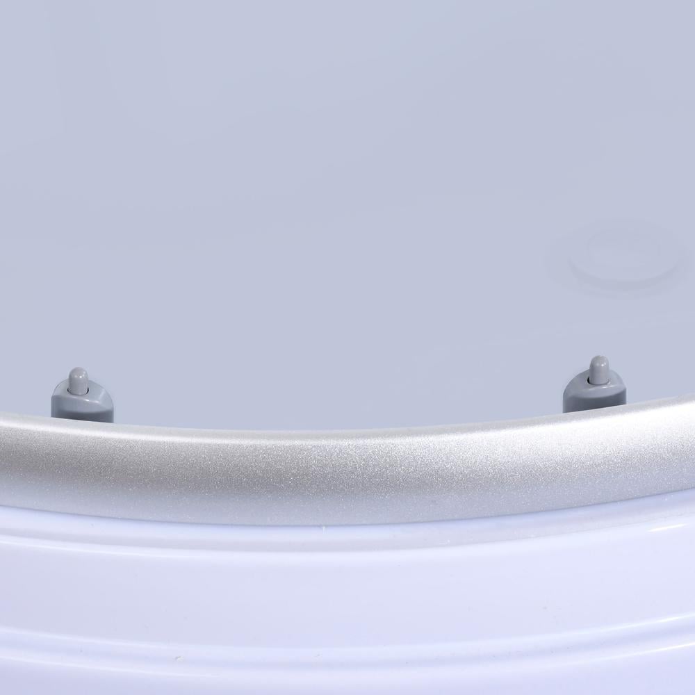 Душова кабіна MIXXUS PLAIN SCT01-90x90x195-FB напівкругла скло з підонном 90x90х4 мм Сатин (OL-MI6894) - фото 4 Душова кабіна MIXXUS PLAIN SCT01-90x90x195-FB напівкругла скло з підонном 90x90х4 мм Сатин (OL-MI6894) - фото 4