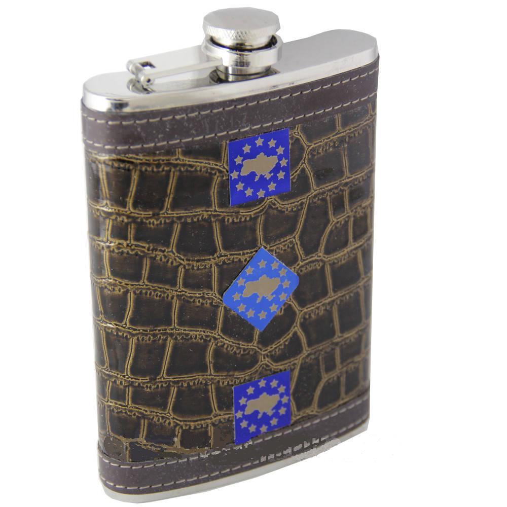 Фляга 9oz 3 919701 Карта України шкіра (42350) Фляга 9oz 3 919701 Карта України шкіра (42350)