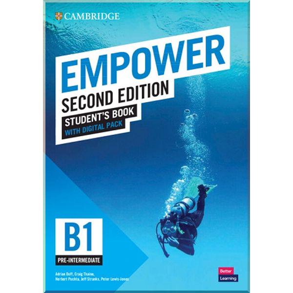 Книга Cambridge Craig Thaine/Adrian Doff "Empower Second Edition B1" Pre-Intermediate Student's Book with Digital Pack (ISBN:9781108961424)