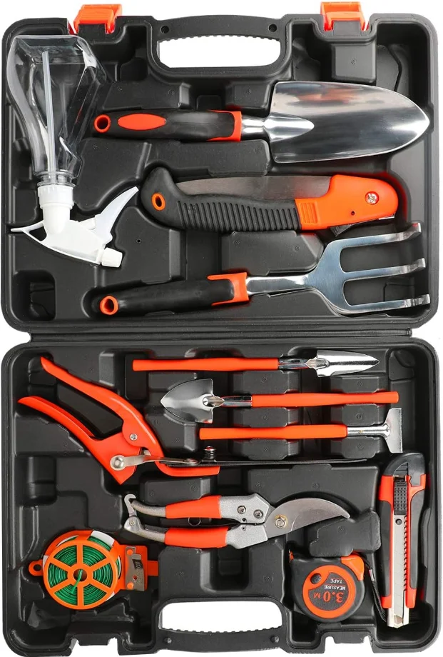 Набор садовых инструментов 14в1 в кейсе
