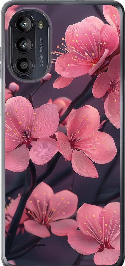 Чехол на Motorola Moto G52 Пурпурная сакура (6075u-2691-42517) Чехол на Motorola Moto G52 Пурпурная сакура (6075u-2691-42517)