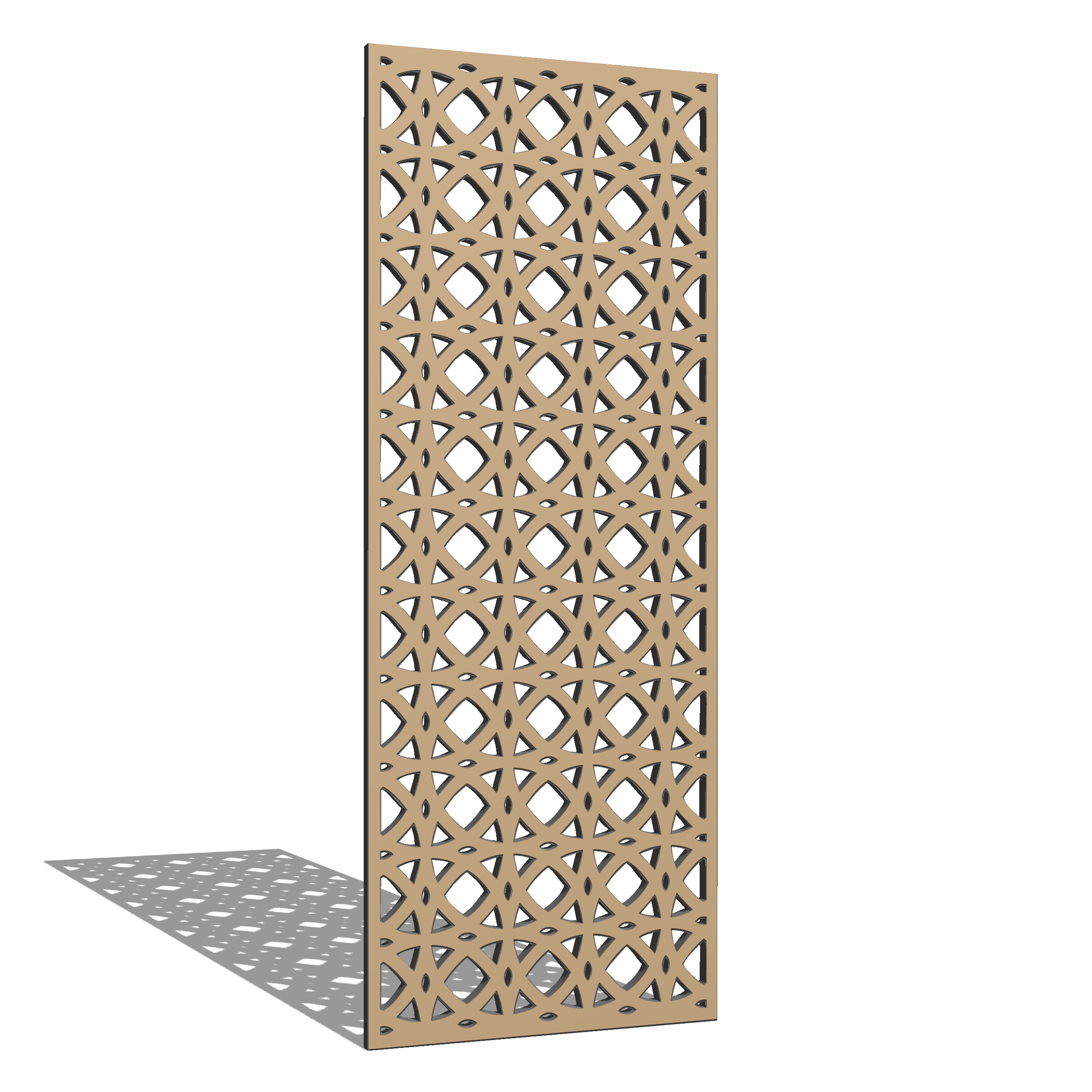 Перегородка резная ALEDRO SR 12 под покраску 2500х950x10 мм (29502548)