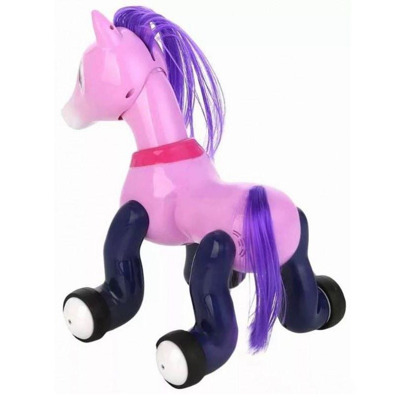 Пони-лошадка на пульте управления Jia Yu Toy с проектором Фиолетовый (058178) - фото 3 Пони-лошадка на пульте управления Jia Yu Toy с проектором Фиолетовый (058178) - фото 3