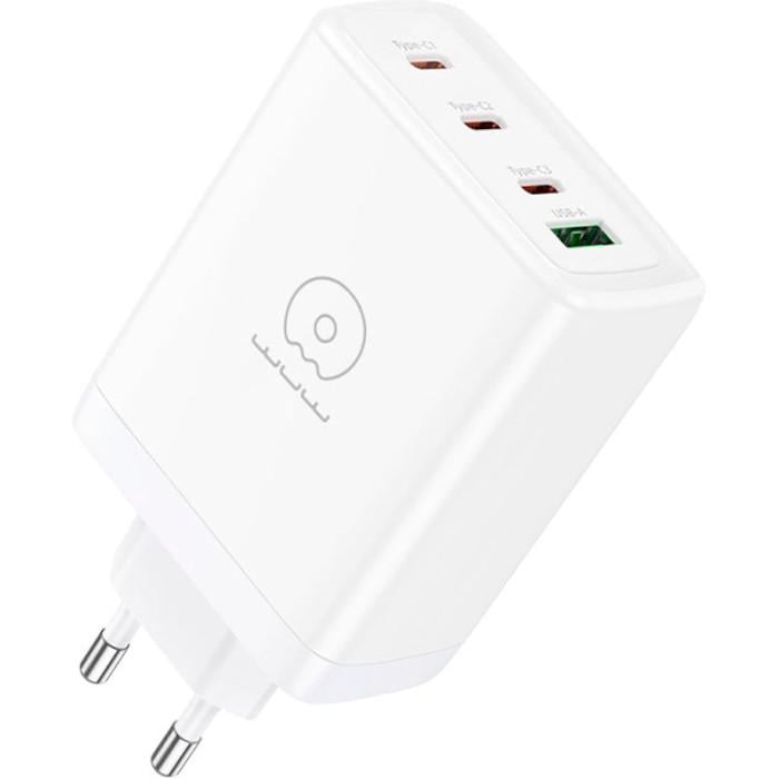 Зарядний пристрій WUW C158 3xUSB-C 1xUSB-A 3,1 А 100W White (WUW-C158)