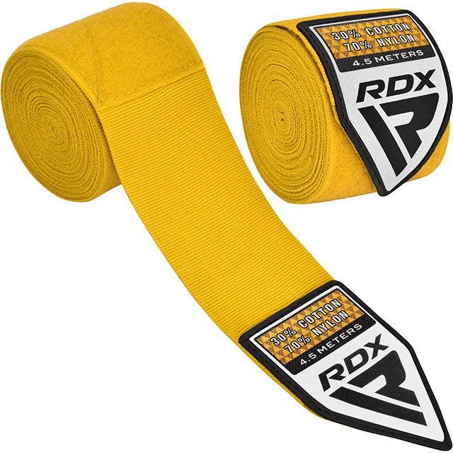 Бинти для боксу RDX WX Professional Boxing Hand Wraps 4,5 м Yellow (3070039777)