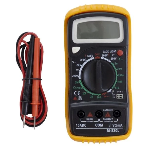 Мультиметр цифровой PRC Digital Multimeter M-830L Желтый (17945442) Мультиметр цифровой PRC Digital Multimeter M-830L Желтый (17945442)