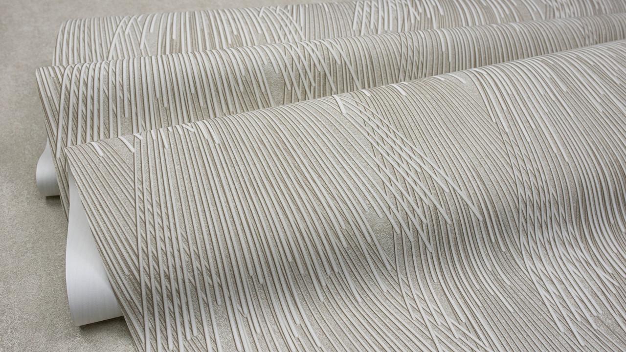 Обои флизелиновые Sintra Salute 250037 Декор винил горячего тиснения 1,06х10,05 м Бежевый