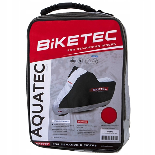 Чехол для мотоцикла Biketec Aquatec M Black/Silver