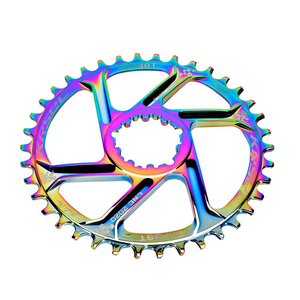 Звезда на велосипед фрезерованная Krsec Narrow Wide офсет 6 мм 38T неспадайка для GXP Direct Mount 8-11 шв. (3650) Звезда на велосипед фрезерованная Krsec Narrow Wide офсет 6 мм 38T неспадайка для GXP Direct Mount 8-11 шв. (3650)