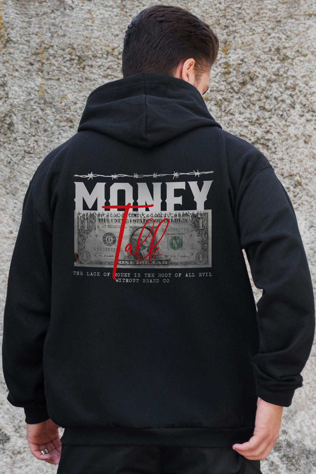 Худи-зип с принтом Without Talk  Kane S/M Black (S/M8055868)