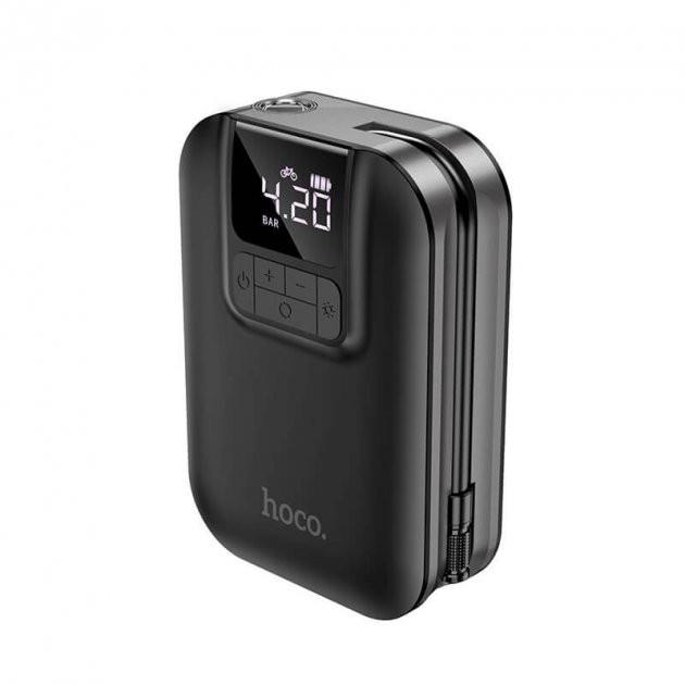 Компресор Hoco Breeze Portable Smart Air Pump S53 для автомобіля (00000001012) - фото 4