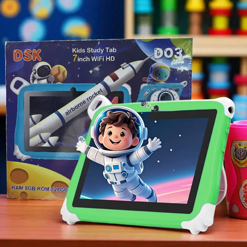 Планшет дитячий 7 " з WiFi та камерами (D03green) - фото 4 Планшет дитячий 7 " з WiFi та камерами (D03green) - фото 4