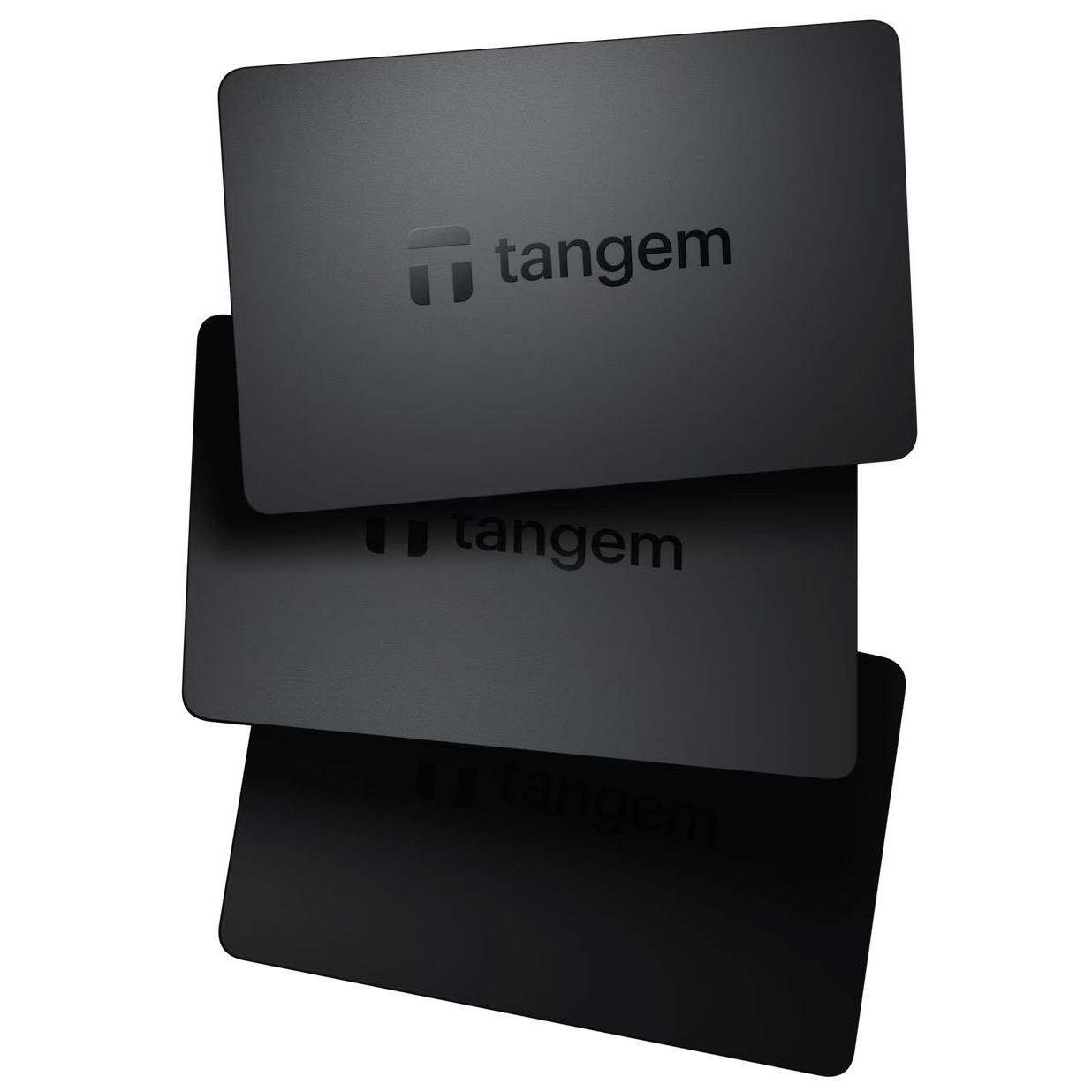 Крипто-гаманець Tangem Wallet 2,0 3 шт. Black (TG128X3-B)