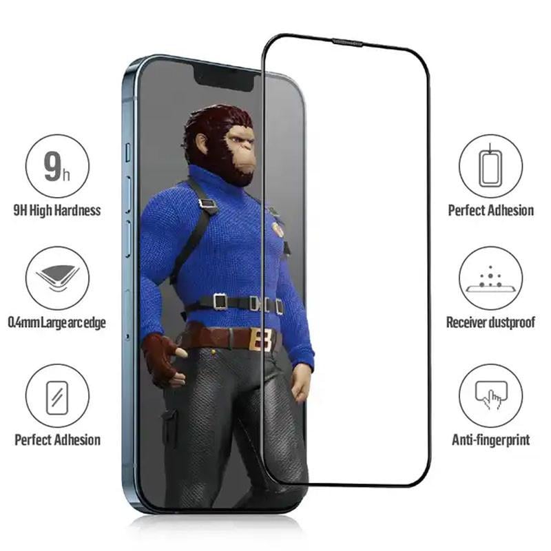 Защитное 2.5D стекло Blueo Corning Gorilla Glass для Apple iPhone 14 Pro Max (6.7") - фото 2