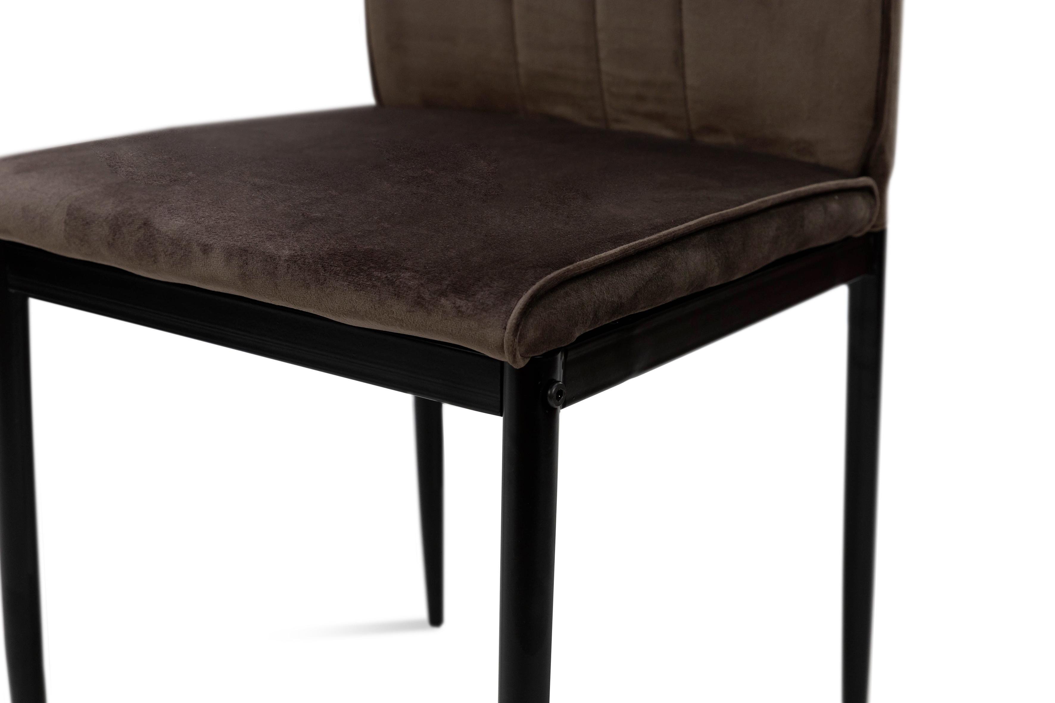 Стул для кухни и гостиной ГРЕЙС Рич 410х970х400 мм Черный/Брауни (GAА0056773) - фото 2 Стул для кухни и гостиной ГРЕЙС Рич 410х970х400 мм Черный/Брауни (GAА0056773) - фото 2