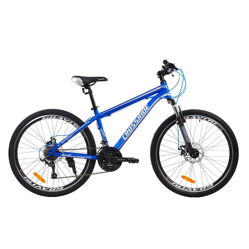 Велосипед Crossride MTB BULLET 2021 26" Синий (02621-2)