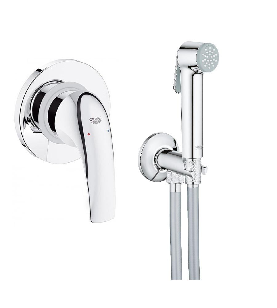 Смеситель для гигиенического душа Grohe BauCurve скрыт UA12104400 Хром (149793)