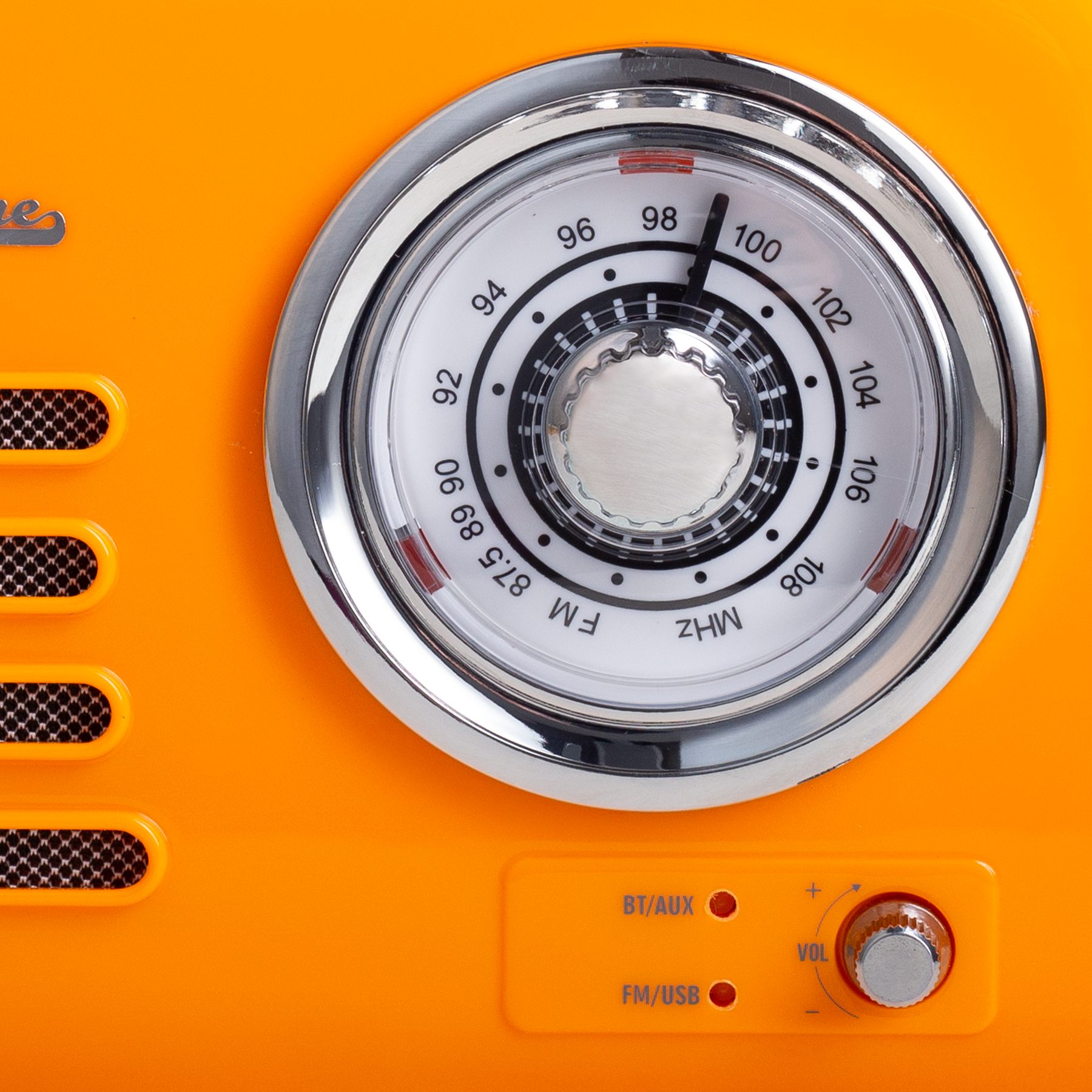 Радіо у ретро стилі Bluetooth Vintage Cuisine металева ручка Помаранчевий - фото 6