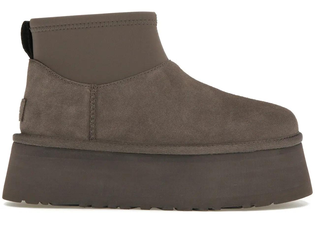 Уги женские UGG Classic Mini Dipper р. 36 Серый (13668432) - фото 4 Уги женские UGG Classic Mini Dipper р. 36 Серый (13668432) - фото 4