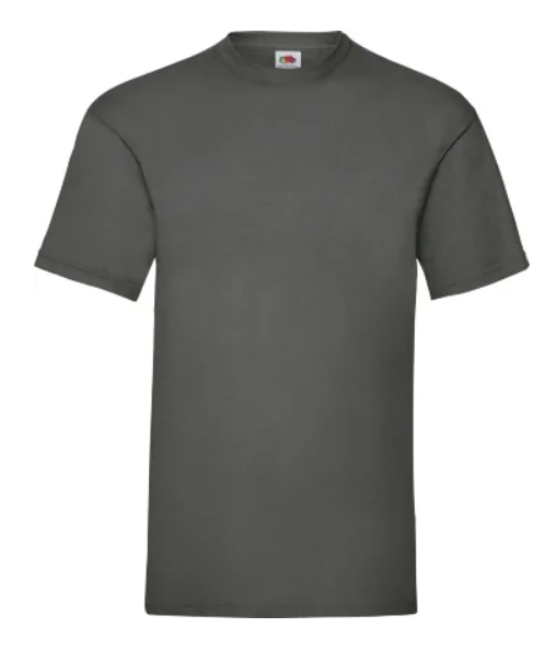 Футболка мужская Fruit of the Loom Valueweight 2XL Графитовый (0610360GL2XL) - фото 2 Футболка мужская Fruit of the Loom Valueweight 2XL Графитовый (0610360GL2XL) - фото 2