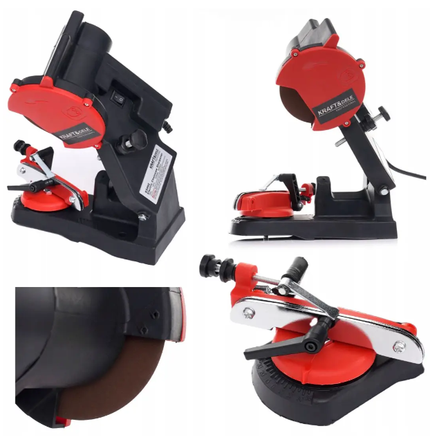Точилка для цепей Kraft&Dele KD10578 100 Вт 230 В Красный (29544540) - фото 10