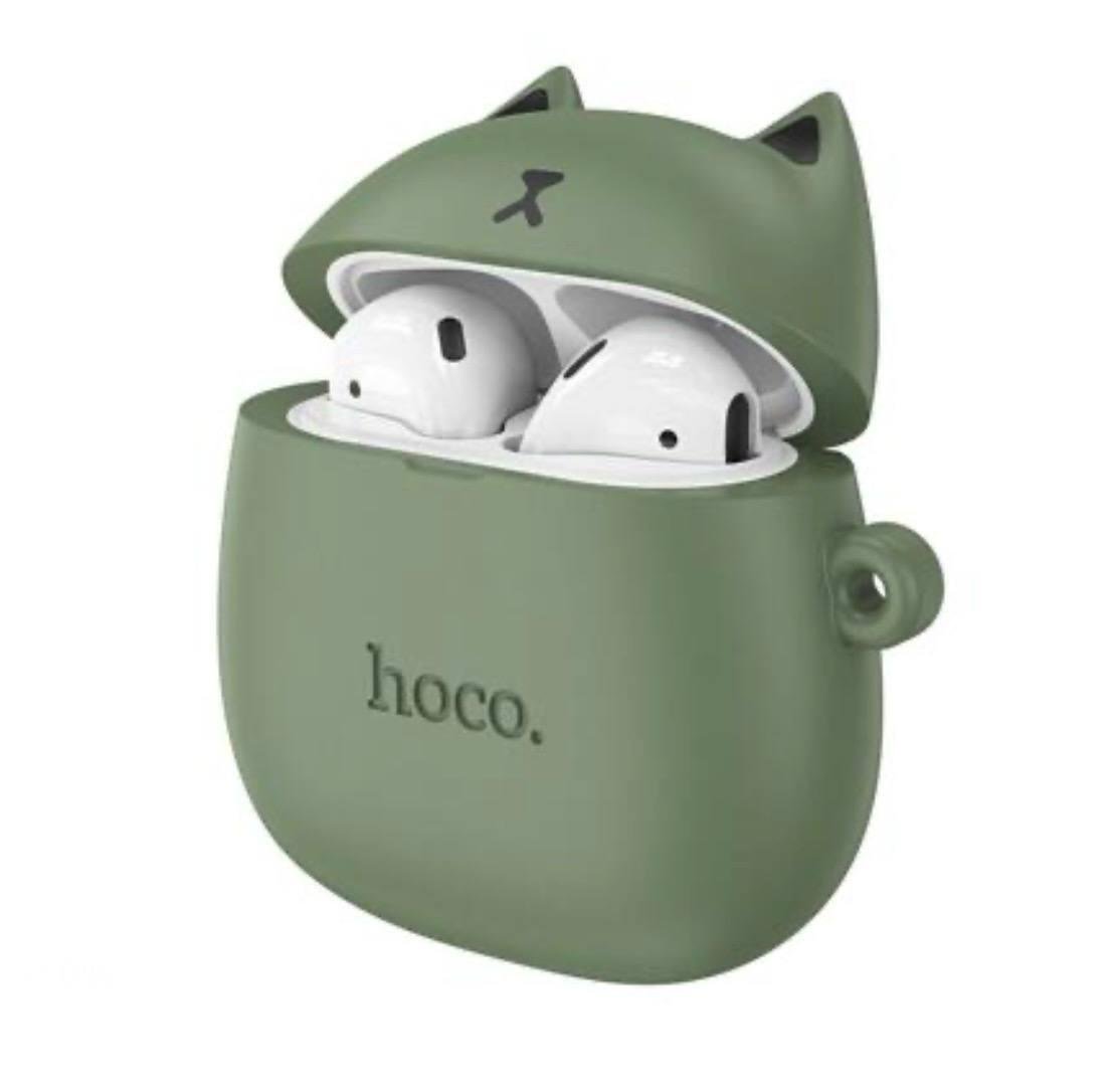 Навушники бездротові Hoco EW45 Dark green (30375610) Навушники бездротові Hoco EW45 Dark green (30375610)