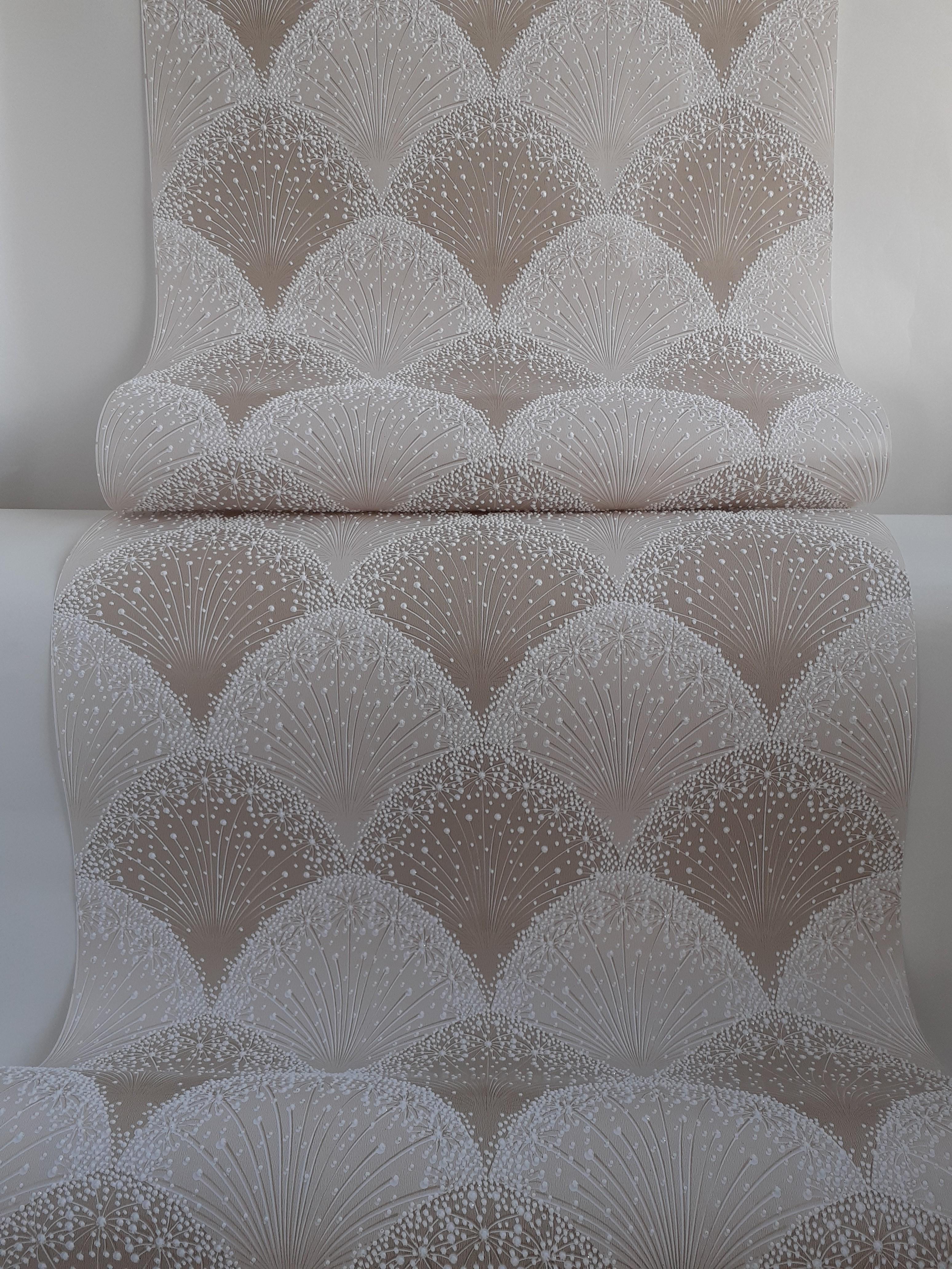 Обои бумажные акриловые V.I.P. Континент Талли Кремовый (30211 G) - фото 4