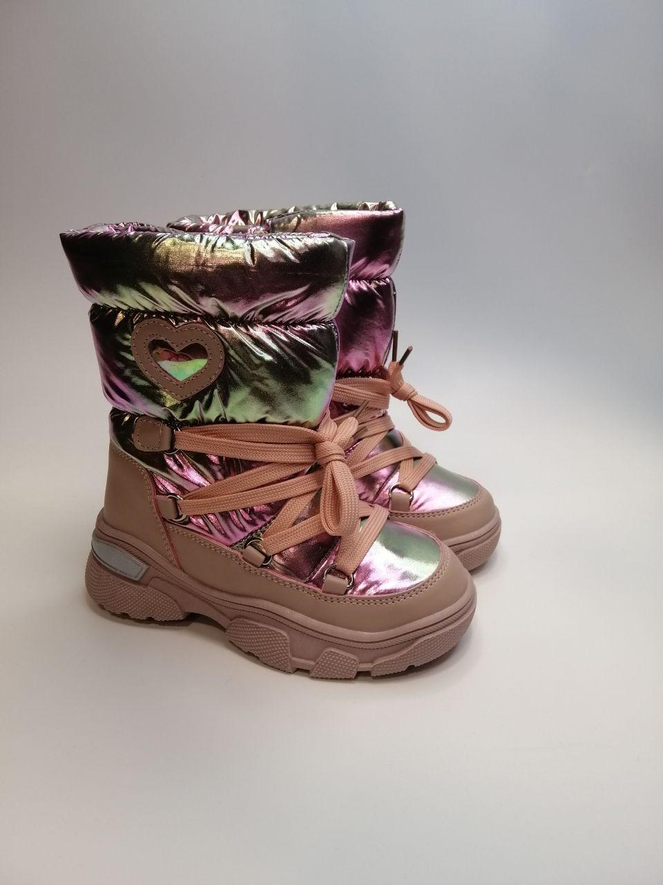 Ботинки зимние для девочки Weestep р. 29 19,2 см Розовый (559668132 Р)